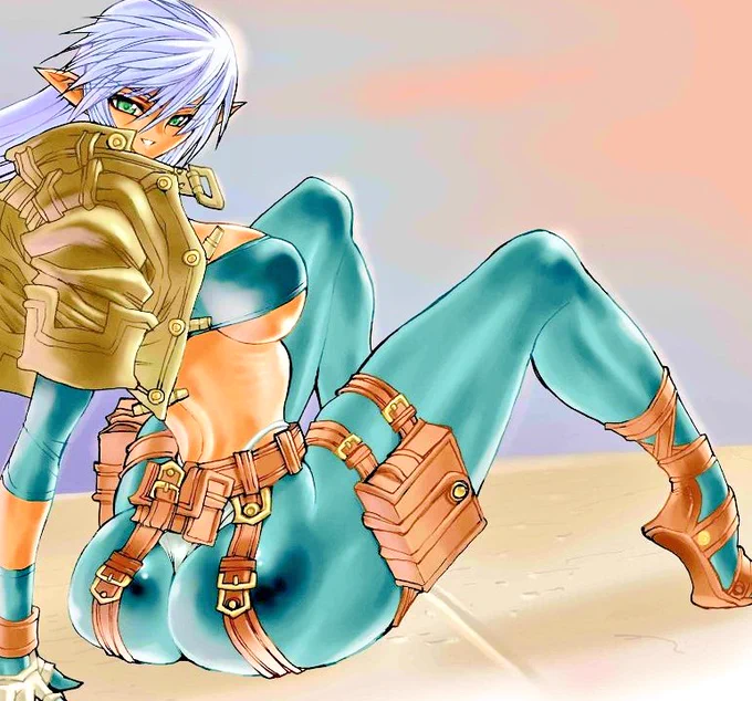 #とびきりのグリーンを魅せて下さい エルフらしくイメージカラーはグリーンです。