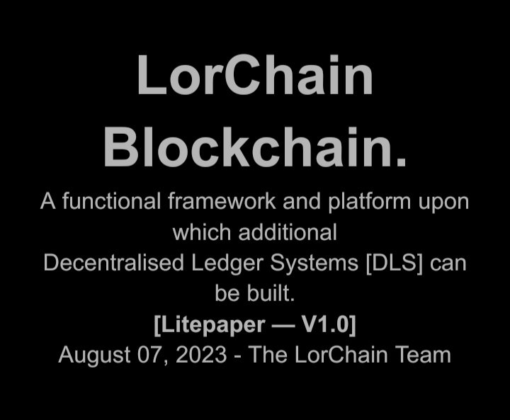 LorChain Blockchain tweet media