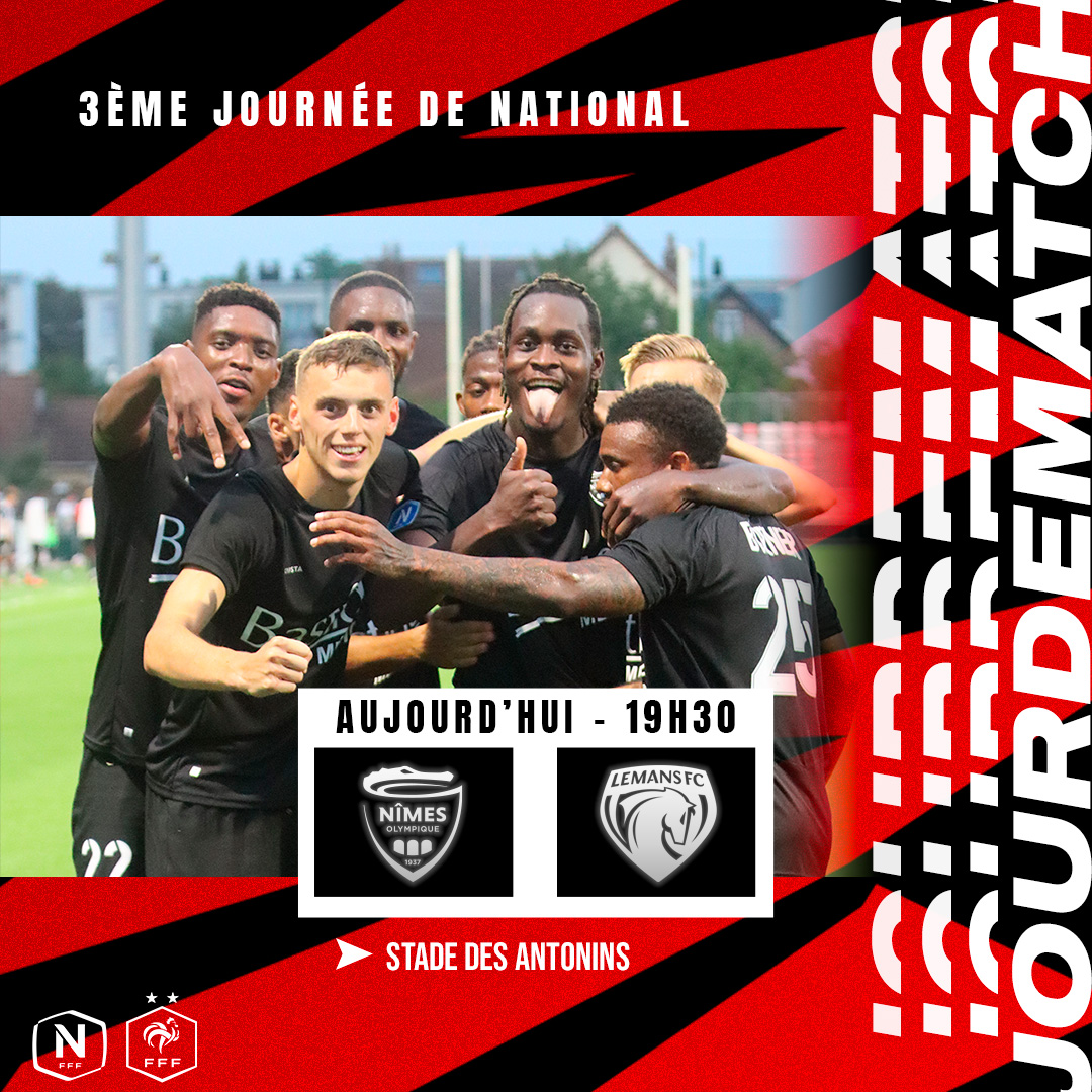 nimesolympique's tweet image. ⚽ C'est jour de match à domicile !

Les Crocos reçoivent Le Mans FC, ce soir aux Antonins. Le coup d'envoi de cette rencontre sera donné à 19h30.

🎟️ Vos billets à partir de 5€ ➤ billetterie.nimesolympique.fr

Allez Nîmes !