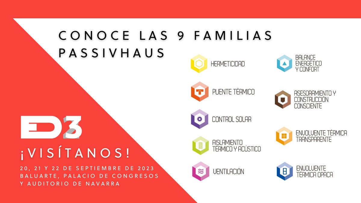 ConPassivHaus's tweet image. 👀Durante #Edifica23 podrás conocer las soluciones de algunas de nuestras empresas consorciadas que forman parte de la #familiaPassivhaus "#controlsolar" como @Deceuninck_ESP, @GriesserIB, @KOMMERLING_ESP, @Persax, @persycom y  @Saxun_Solar.

➡️ lnkd.in/dRqSFCxA

@baluarte