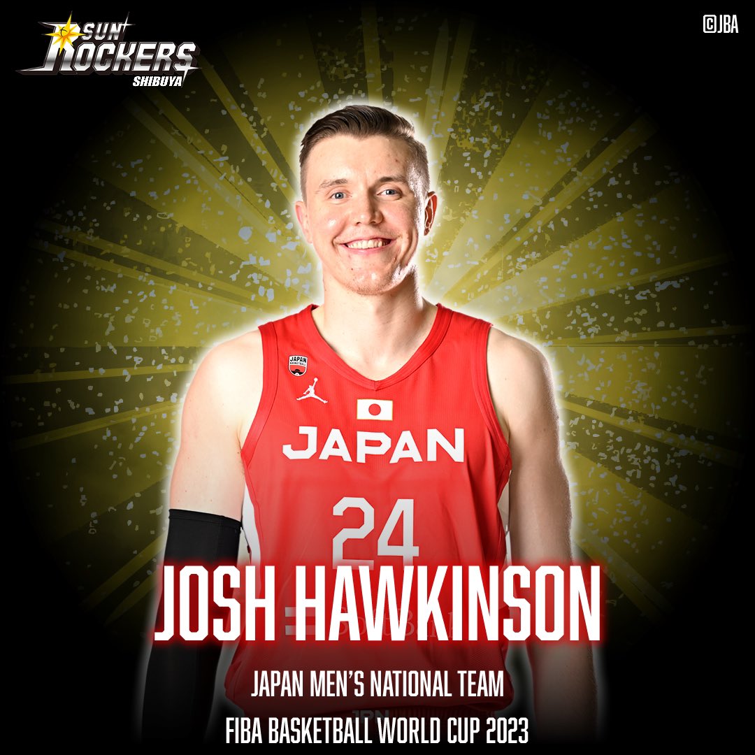 サンロッカーズ渋谷　ホーキンソン選手　ユニフォーム Mサイズ サンロッカーズ渋谷】2023-24シーズンのユニフォームデザインが