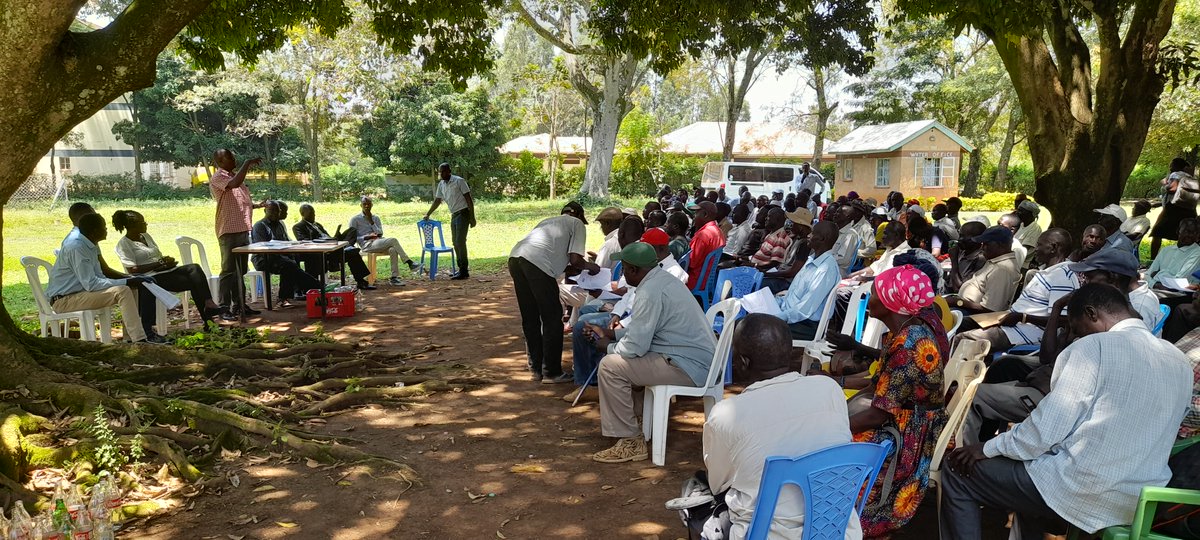FFI_Kenya's tweet image. A platform for voices to be heard! Sigomre Ward residents seized the opportunity at Sigomre Chief Camp to express their project priorities for the ADP for FY 2024/25. #CommunityPriorities #ADP2024