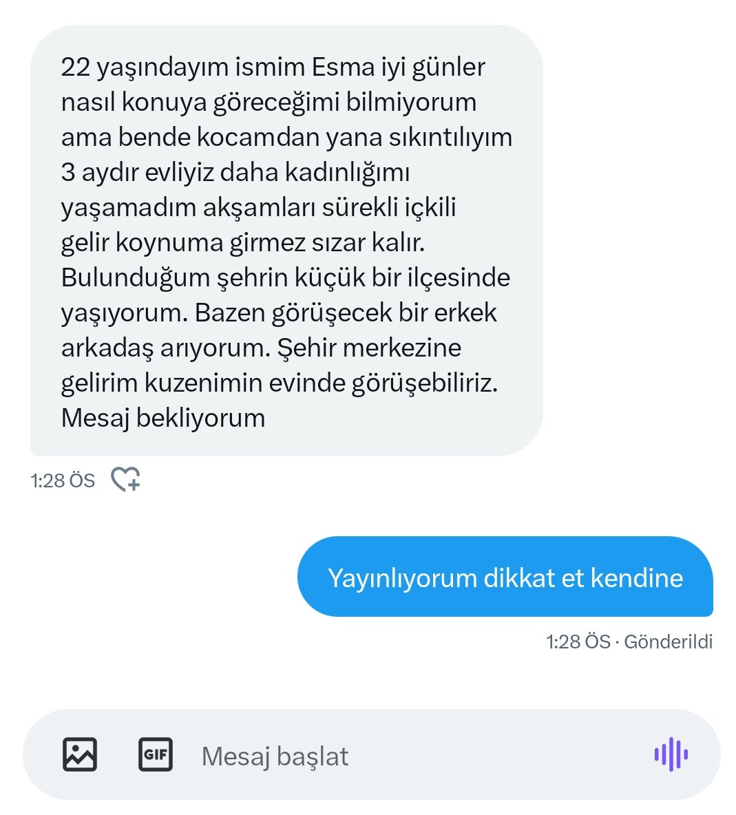 aysegulsunay98's tweet photo. Yeni evli 22 yaşında Esma kocasından şikayetçi. Körpecik esma ile kimler ilgilenmek ister. https://t.co/iTnYY3nuZH