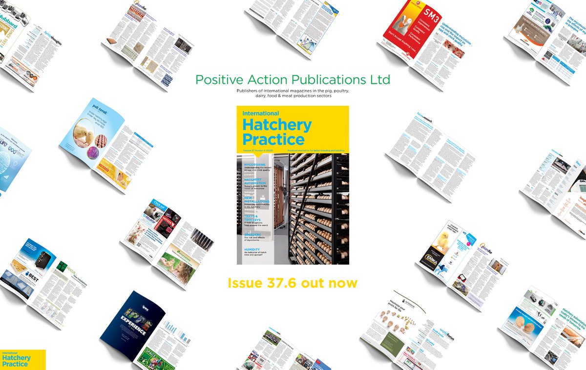 agriinsight's tweet photo. 📙 International Hatchery Practice 37.6 is out now! 📙 
With articles from: @Alltech, @CevaSanteAnimal @cevapoultry, #EMKAIncubators, @CargillAnimalUK and #Aviagen.
The #OptionsFor looks at #Trays #Trolleys and #Transportation. https://t.co/DVDHiYHBSK