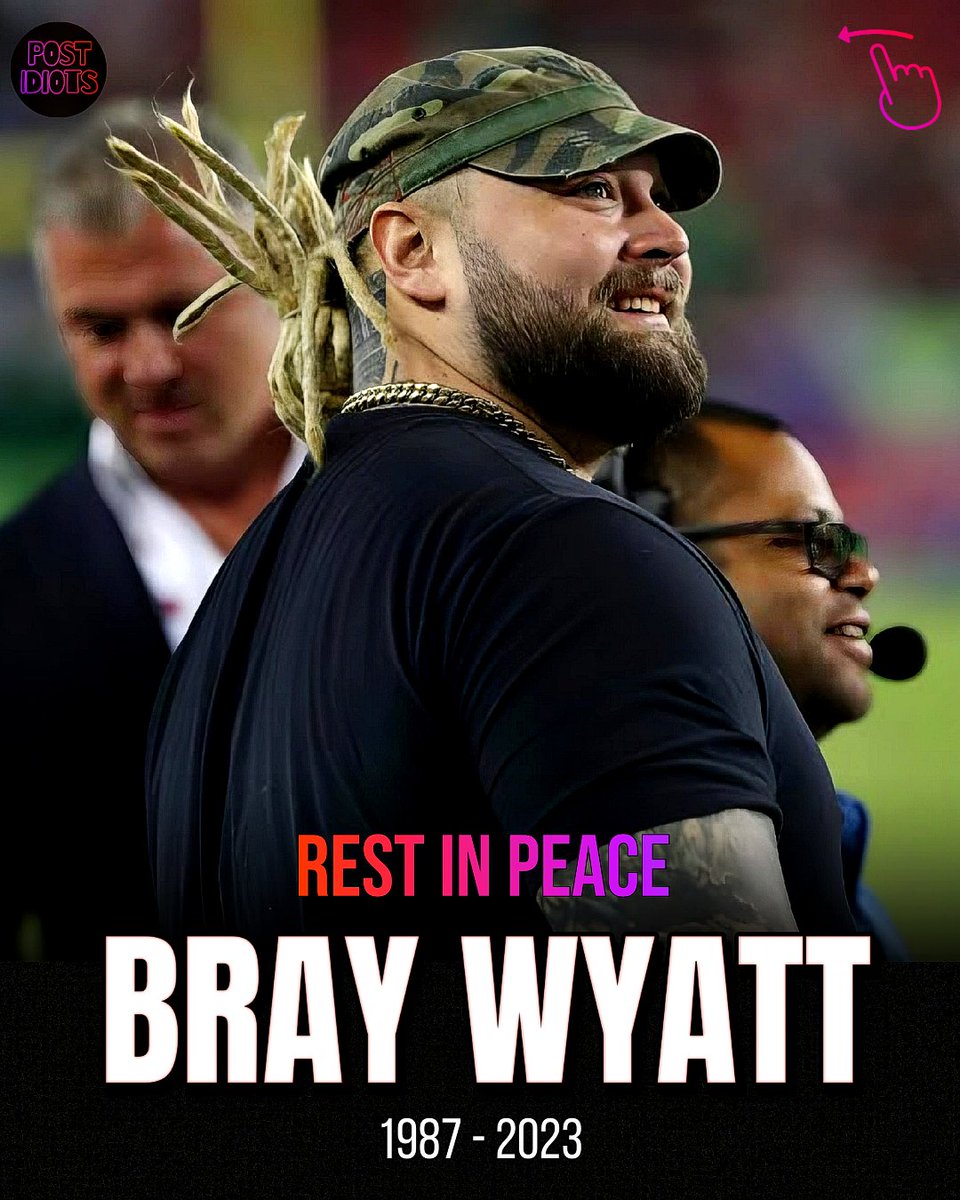 Postidiotss's tweet photo. I still can't believe Bray Wyatt is gone at the age of 36💔😔

Condolences to the Rotunda Family 
RIP Windham Rotunda, aka Bray Wyatt. You will be missed dearly❤️
#RIPBrayWyatt #BrayWyatt #WindhamRotunda #TheFiend https://t.co/zYc0qGKoex
