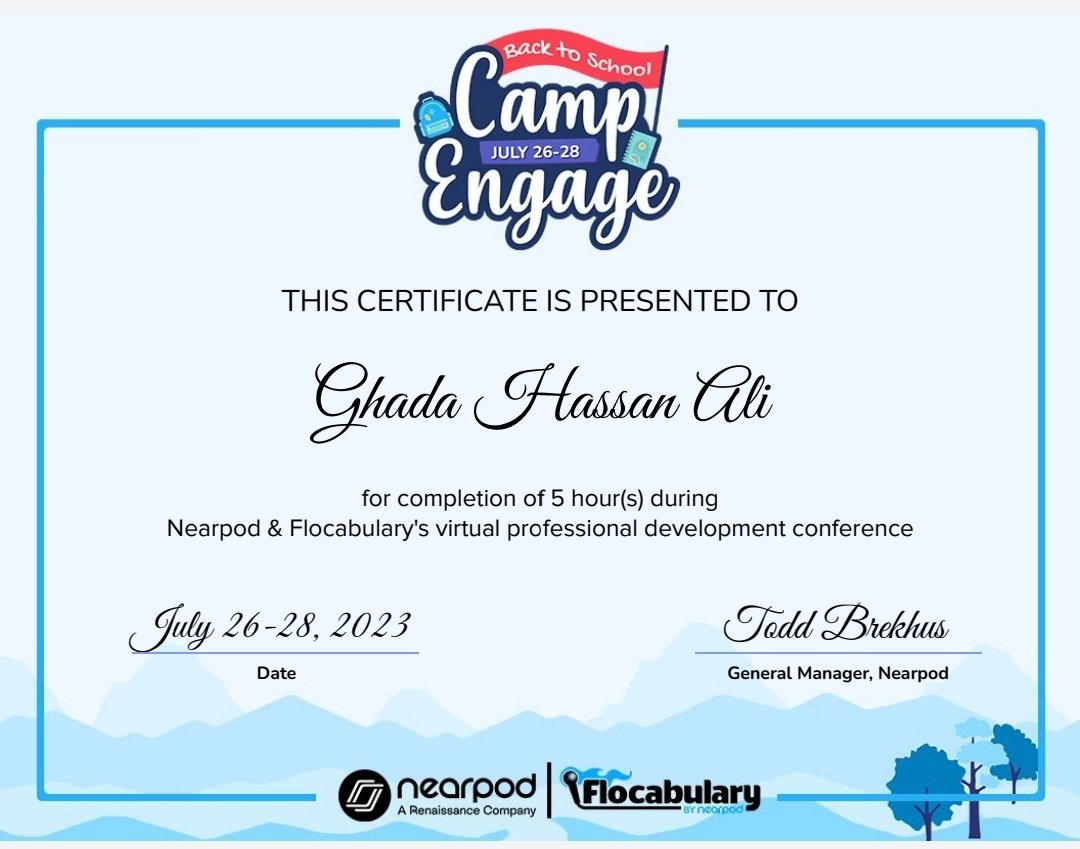 Ghadaalatrony's tweet photo. Thanks a lot @nearpod for this appreciation. It 2as a great experience and we learned a lot .🌷✌✌🇾🇪 https://t.co/NoLSHBfQts