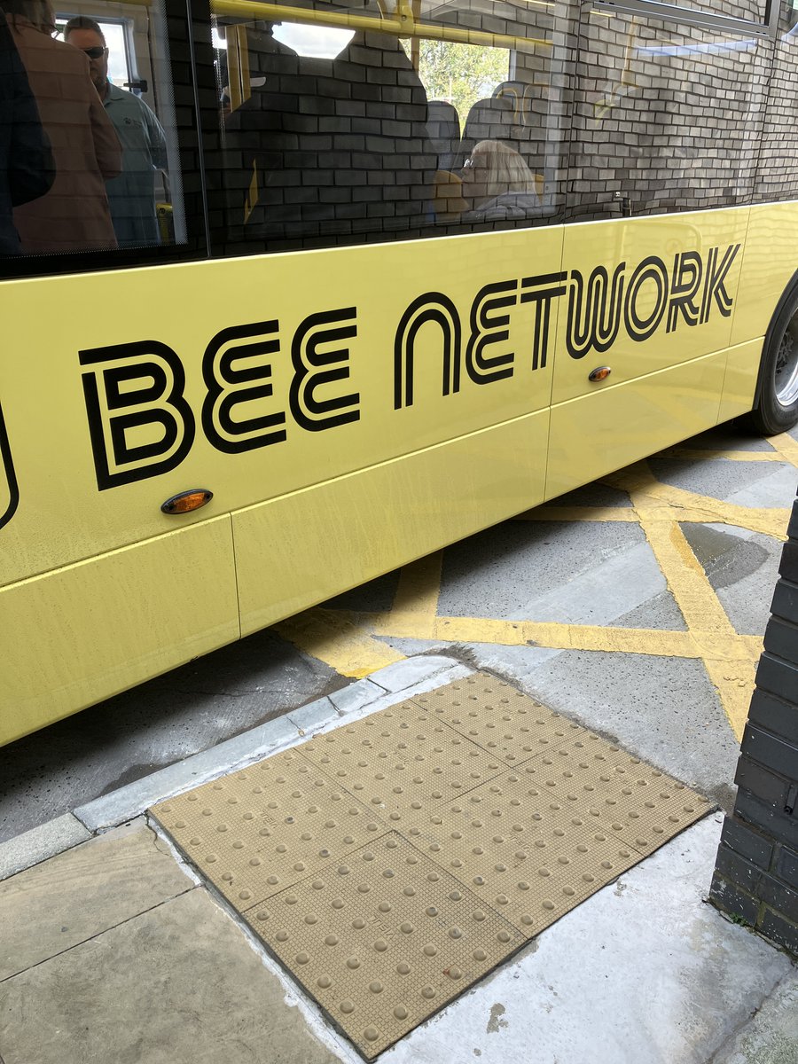 It was great to join other community representatives yesterday to see the features onboard the new #BeeNetwork buses, including audio visual announcements. Thanks to @OfficialTfGM for the invitation, and we can't wait for the full launch in September! #SayYellow