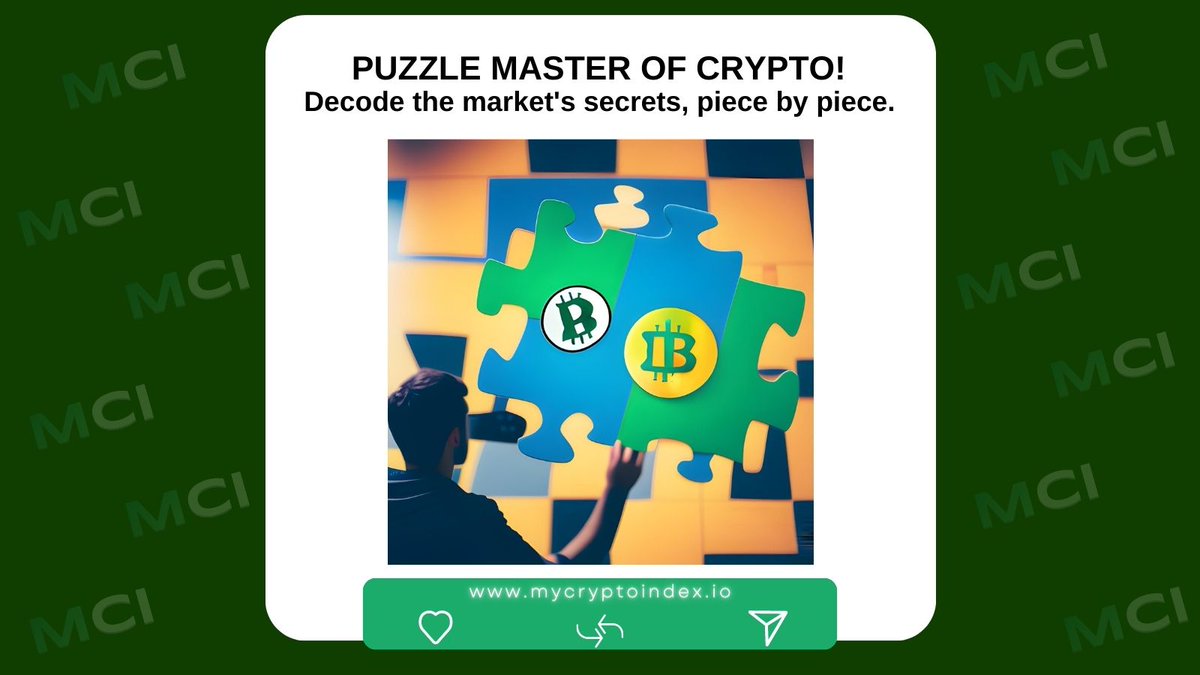 Navigating the crypto market is like solving a complex puzzle. Each piece adds to the bigger picture of success! 🧩🕵️‍♀️                   

#CryptoPuzzle #SolvingSuccess #PieceByPiece