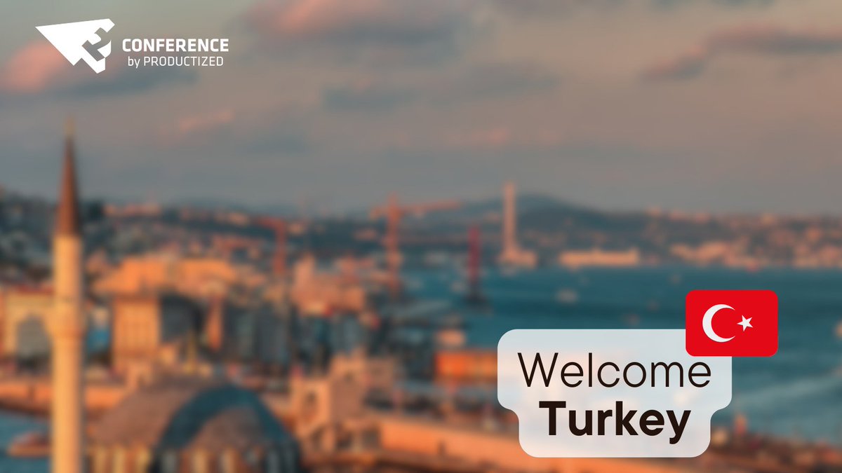 ProductizedConf's tweet image. 🌍Hoş geldiniz, Turkey! Embrace the spirit of innovation, connect with like-minded professionals, and embark on a journey of growth and excellence. Birlikte yeni fırsatları keşfedelim ve geleceğe yön verelim! 
#Productized23 #SummerPosts #CommunityWelcome