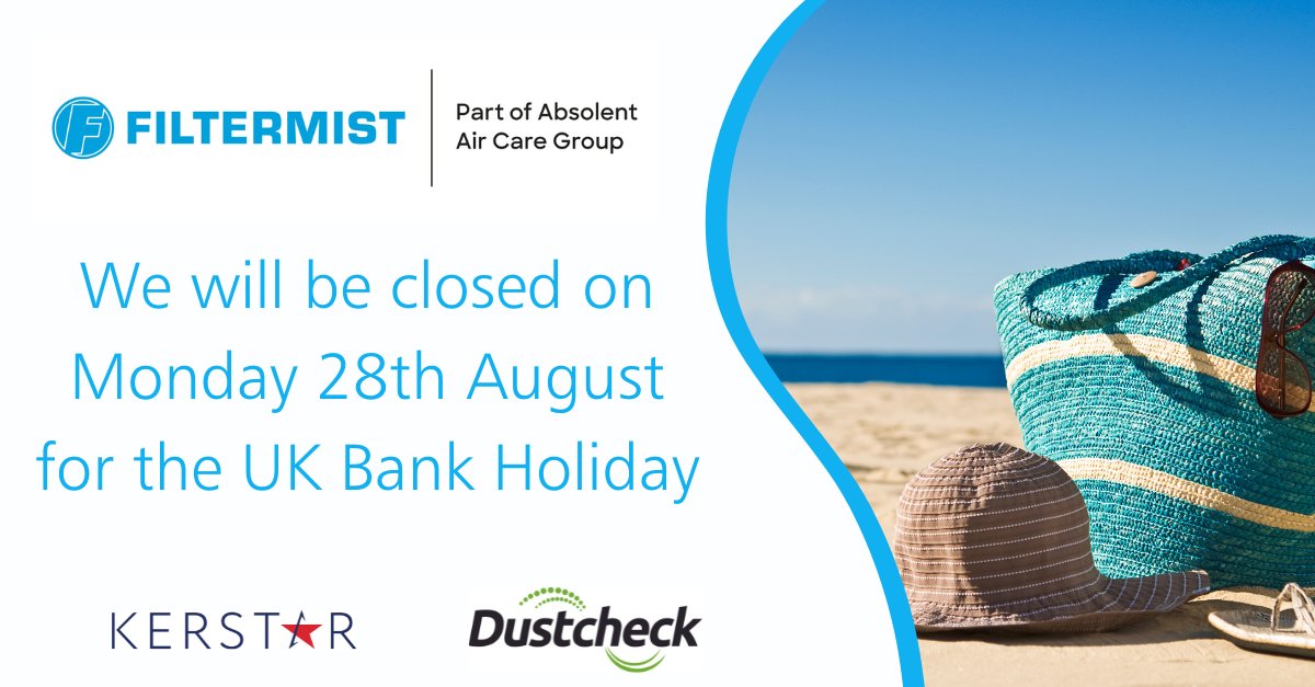 DustcheckDust's tweet photo. We will be closed on Monday 28th August for the UK Bank Holiday. https://t.co/UKtpqIsoiu