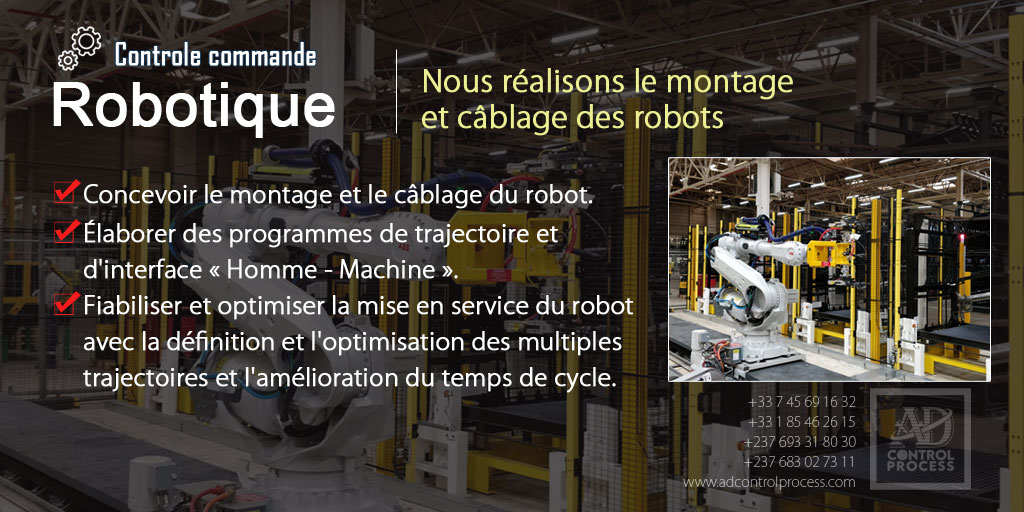 adcontrolp's tweet image. ROBOTIQUE
Nous réalisons le montage et le câblage des robots.
N&apos;hésitez pas à nous contacter pour votre besoin.
adcontrolprocess.com/sous-prestatio…
@emaintCMMS @AssetPanda  @OfficeInventory 
#Robotics #industry #controlprocess