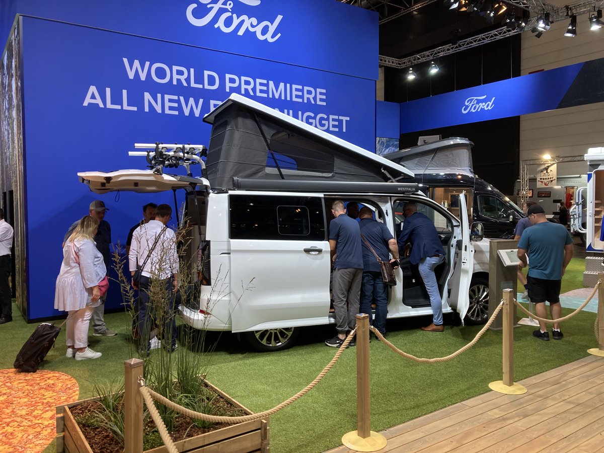 Ah...that explains it!  Welcome to the all-new #FordNugget.  #caravansalon