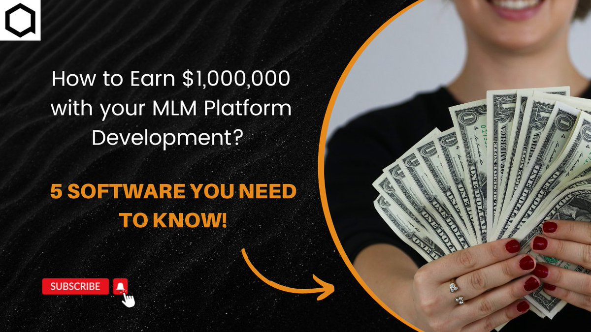 AlwinTechnology's tweet photo. 😲Are you an #MLM Enthusiast seeking success and searching for ways to earn more money with your MLM #Business?? MLM Platform Development: The Pathway to Success! 

Watch this video: https://t.co/B4gYSHyM39

Know More: https://t.co/oK59ESlw3x

Follow @AlwinTechnology🤙 https://t.co/BULwB1FAXO