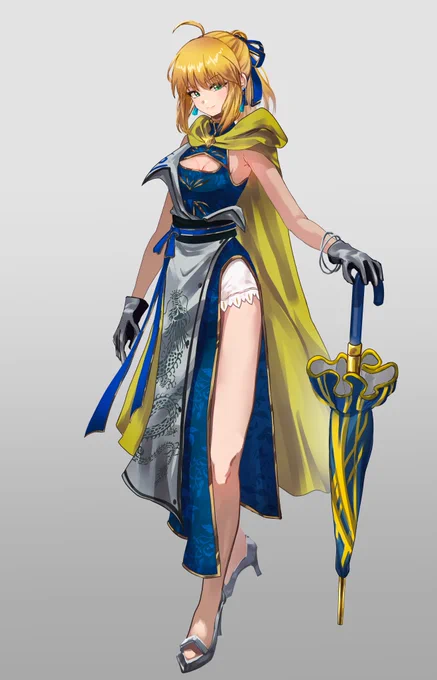 #カルデアチャイナドレス部  アルトリア・ペンドラゴン