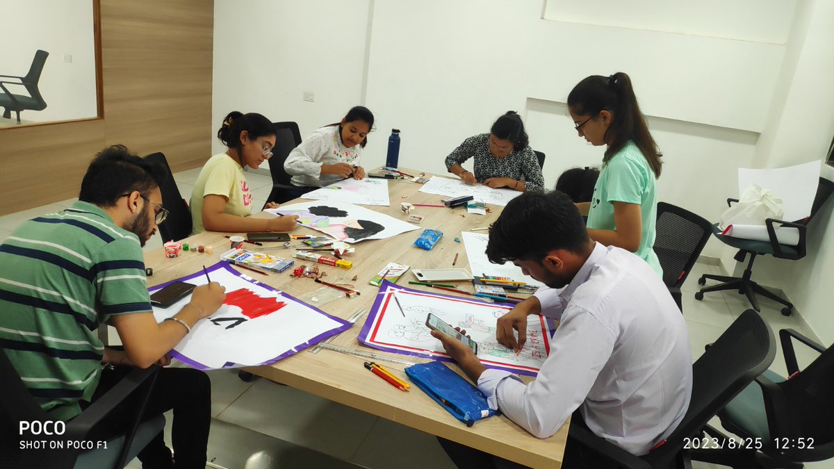 GujBiotechUni's tweet photo. “Putting an End to Ragging”
As a part of Anti ragging awareness programme, a poster competition entitled “Say No to Ragging" was organized at GBU! https://t.co/Rr0VqMJ7K0