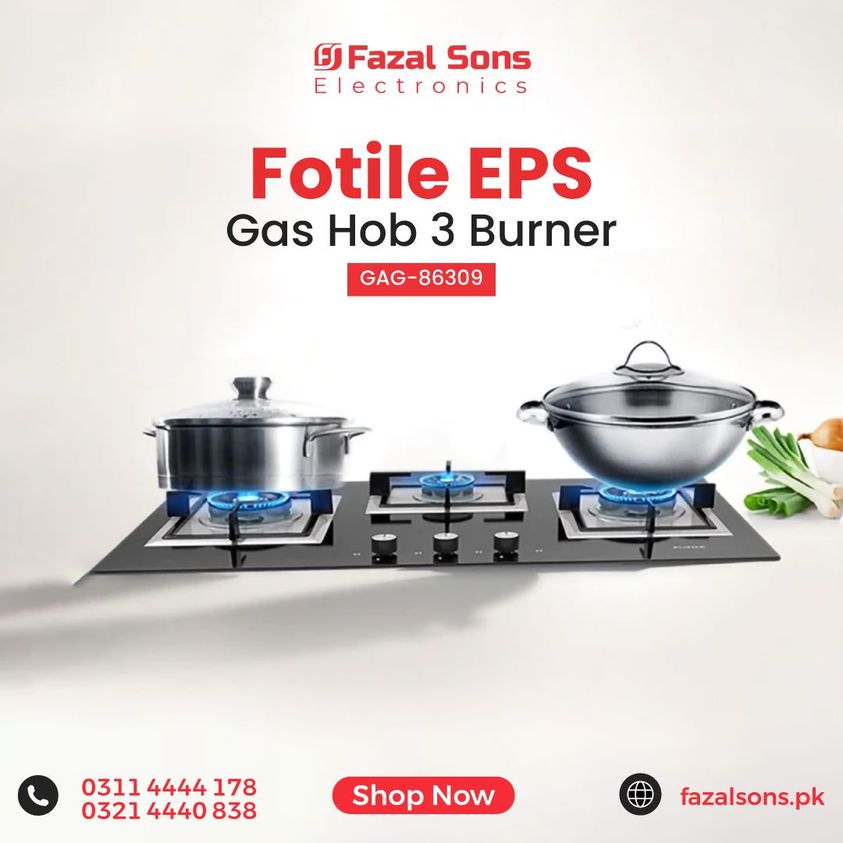 fazalsonslahore's tweet image. Buy 𝐅𝐨𝐭𝐢𝐥𝐞 𝐄𝐏𝐒 𝐆𝐚𝐬 𝐇𝐨𝐛 𝟑 𝐁𝐮𝐫𝐧𝐞𝐫 with 5 nozzles drive burners ensure pure &amp;amp; persistent burning, Safety ignition pin, Removable washing cup..
𝐒𝐡𝐨𝐩 𝐍𝐨𝐰: shorturl.at/cdJPQ
𝐖𝐞𝐛𝐬𝐢𝐭𝐞: fazalsons.pk
#Fazalsons #fotile #fotilegashob #hob