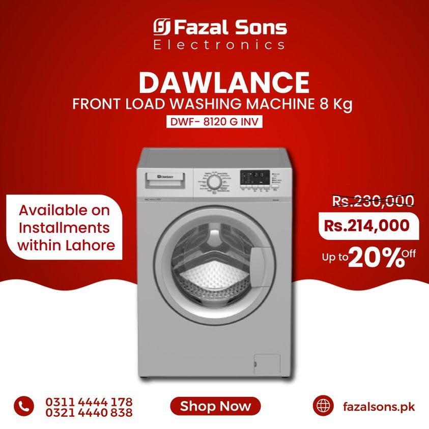 fazalsonslahore's tweet image. Step into new era of laundry perfection with our 𝐅𝐮𝐥𝐥𝐲 𝐀𝐮𝐭𝐨 𝐅𝐫𝐨𝐧𝐭 𝐋𝐨𝐚𝐝 𝐖𝐚𝐬𝐡𝐢𝐧𝐠 𝐌𝐚𝐜𝐡𝐢𝐧𝐞𝐬! 
𝐕𝐢𝐬𝐢𝐭 𝐎𝐮𝐫 𝐖𝐞𝐛𝐬𝐢𝐭𝐞: fazalsons.pk
𝐂𝐨𝐧𝐭𝐚𝐜𝐭 𝐔𝐬: 0311 4444178
𝐂𝐨𝐧𝐭𝐚𝐜𝐭 𝐔𝐬: 0321 4440838
#Fazalsons #washingmachineprice