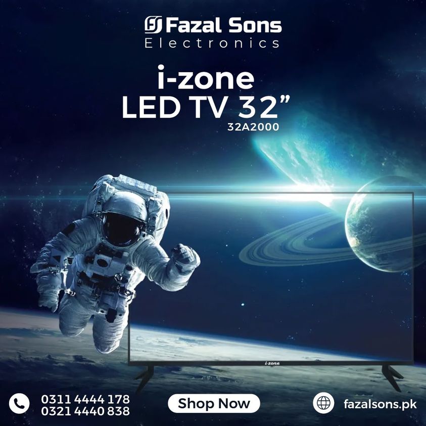 fazalsonslahore's tweet image. Buy 𝐢-𝐳𝐨𝐧𝐞 𝐋𝐄𝐃 𝐒𝐦𝐚𝐫𝐭 𝐓𝐕 𝟑𝟐-𝐈𝐧𝐜𝐡𝐞𝐬 with latest amazing features including VGA IN, VGA AUDIO IN..
𝐒𝐡𝐨𝐩 𝐍𝐨𝐰: shorturl.at/lrsH6
𝐖𝐞𝐛𝐬𝐢𝐭𝐞: fazalsons.pk
𝐂𝐨𝐧𝐭𝐚𝐜𝐭 𝐔𝐬: 0311 4444178
𝐂𝐨𝐧𝐭𝐚𝐜𝐭 𝐔𝐬: 0321 4440838
#Fazalsons
