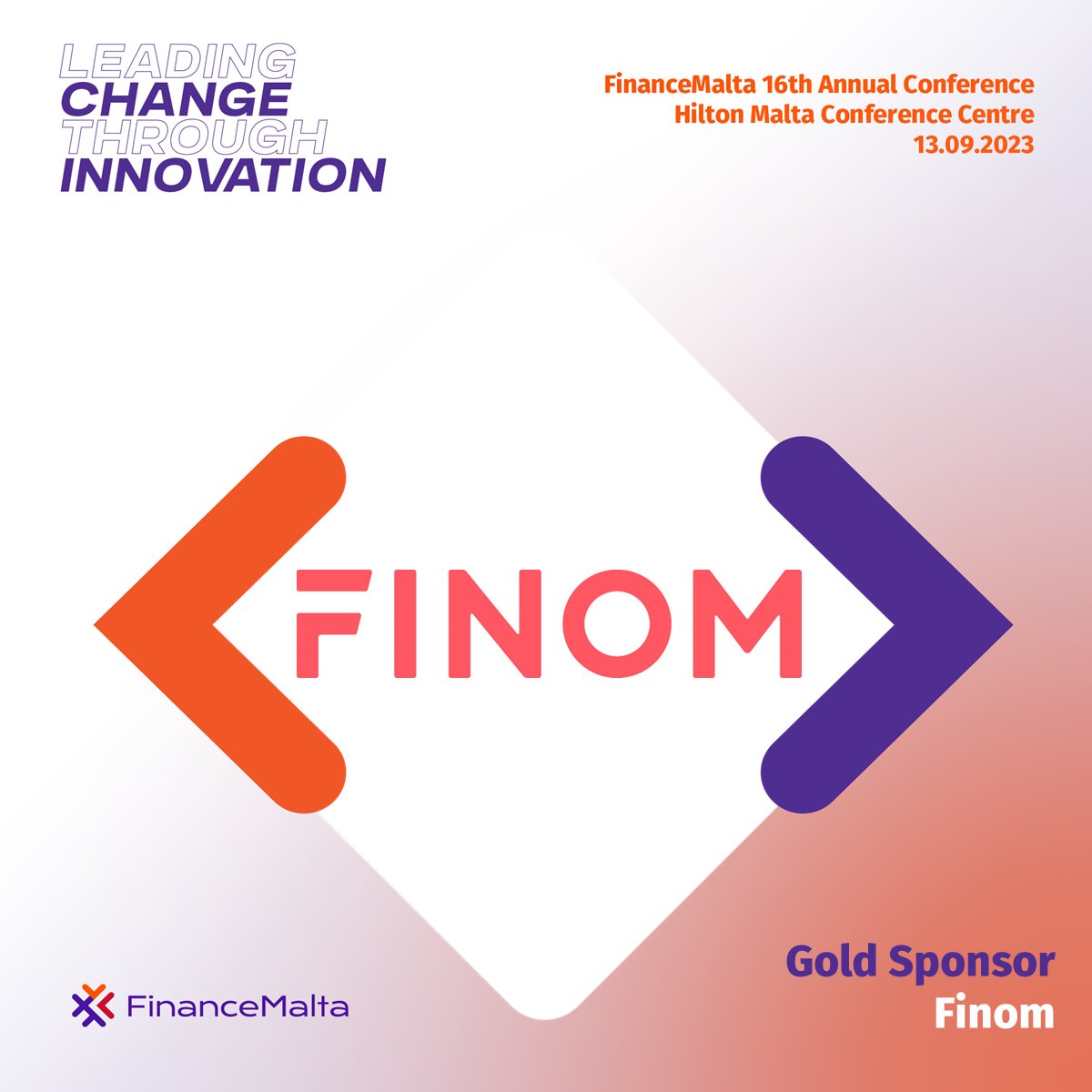 ++SPONSOR ANNOUNCEMENT++

Finom is an official Gold Sponsor for the FinanceMalta 16th Annual Conference.

Buy tickets 👉 fmannualconference.org

#FM16AC #GoldSponsor