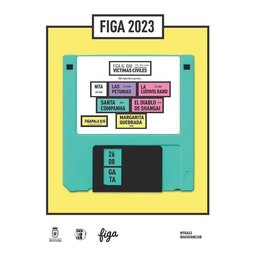 Larouchart's tweet photo. Aneu guardant-se un lloquet pel millor festival de la contornà, demà com sempre estarem a Gata que tenim el #FIGA23 Prepareu-se que hi hauràn novetats pals gateros. #AixòÉsAixina #Larouch #ArtDeCarrer #FigaPala https://t.co/hRPYyPkAqy