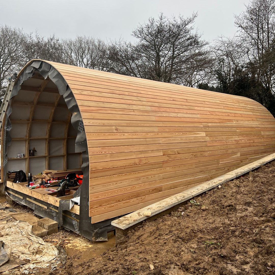 SquidInkDesign's tweet photo. Love a progress pic! So many possibilities 🤔

https://t.co/7DxOYHCfLm

#sidglampingframes #glampinguk #glampingpodframekit #timberkit https://t.co/kPqQIdeUeH