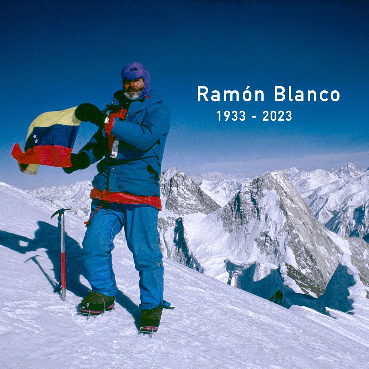 En la madrugada de hoy nuestro querido amigo Ramón Blanco, partió rumbo a su última cumbre. Nos deja un legado de aventuras que nos han inspirado a varias generaciones de montañistas.
Gracias Ramón por compartir tus sueños, por elegir a Venezuela como tu país y por tu amistad