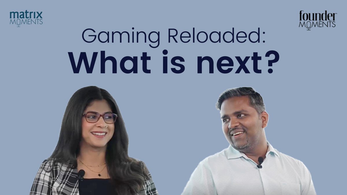 On our latest episode of #FounderMoments with <a href="/SaloneSehgal/">Salone Sehgal</a> of <a href="/Lumikai/">Lumikai</a> &amp; <a href="/RTinkslinger/">aacash.eth - Aakash Kumar</a>, we shine a spotlight on why India stands at the cusp of revolutionizing gaming. 

Watch the full episode here - youtu.be/1Ui-F0ZG9yY?si…