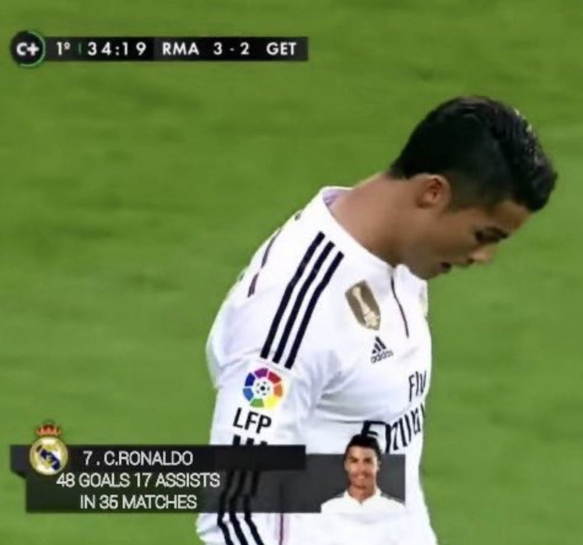 totalcristiano's tweet photo. 48 goals and 17 assists in 35 games. 🤯 https://t.co/e5Mk05Vy2r