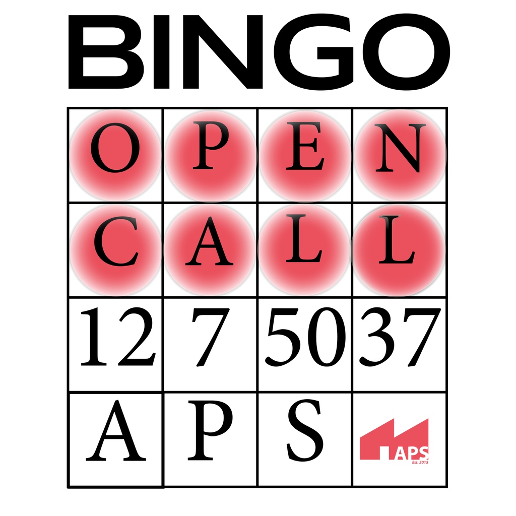 BINGO! CALLING ALL ARTISTS & CREATIVES⁠ ⁠ Aire Place Studios presents BINGO. This exhibition has no theme - just pot luck!⁠ ⁠ Deadline for this Open Call is 11:59pm BST on October 6th, 2023.⁠ ⁠ aireplacestudios.com for more information.