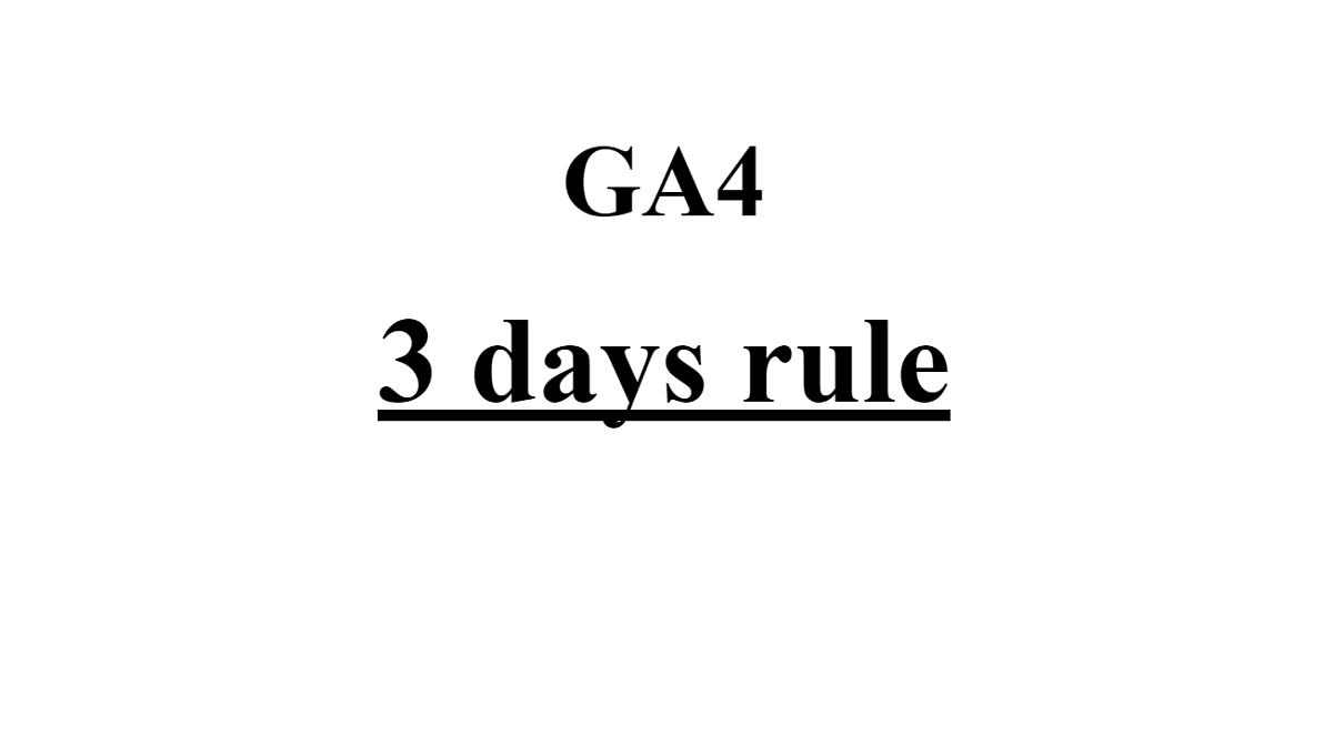analyticsnerd's tweet image. You should avoid analyzing the #GA4 data until the full three days have elapsed. That means no data analysis for today and the last two days. And real-time reporting and analysis are simply out of the question.
.
.
In GA4, events are processed even if they arrive up to 72 hours…