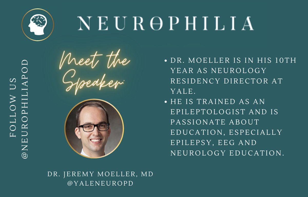 Happy Friday #NeuroTwitter! Join us in celebrating our next guest speaker Dr. Jeremy Moeller <a href="/yaleneuropd/">Jeremy Moeller</a> of <a href="/YaleNeurons/">Yale Neurology Residency</a>, we’re so excited to share his episode with you all next week! 🧠🙌🏽 <a href="/mdgoels/">Nupur Goel, MD</a> <a href="/BlakeBuletko/">A. Blake Buletko, MD</a> <a href="/nsaini413/">Neha Saini, MD, MPH</a> #Epilepsy #Neuroscience #MedEd #TGIF 🎉