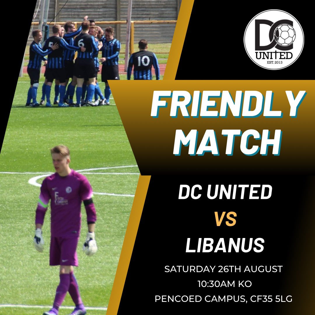 Tomorrow we play Libanus in our final pre-season friendly, with competitive matches only 2 weeks away ⏰ 

10:30am KO at Pencoed College!