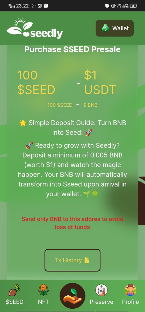 KiyangKey's tweet photo. @Seedlyfarm Cant deposit? https://t.co/GCyWfcuTqO