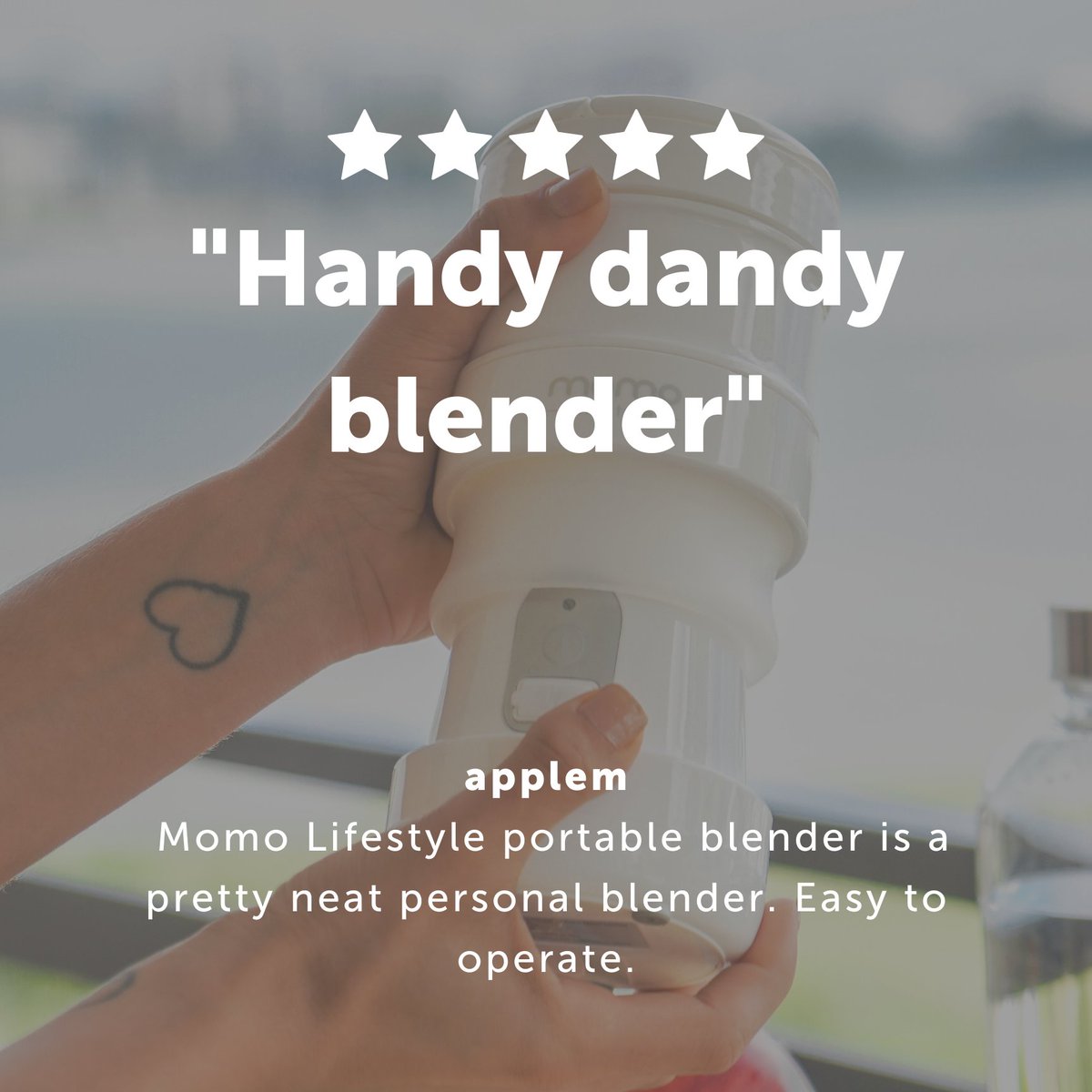 Customer happiness is what we value the most! 😊 The collapsible Blender is compact, practical, and perfect to carry along. Your flavor companion anywhere you go! 🍓 

#portableblender #collapsibleblender #momolifestyle #smoothieonthego #healthyliving #healthyhabits #smoothie