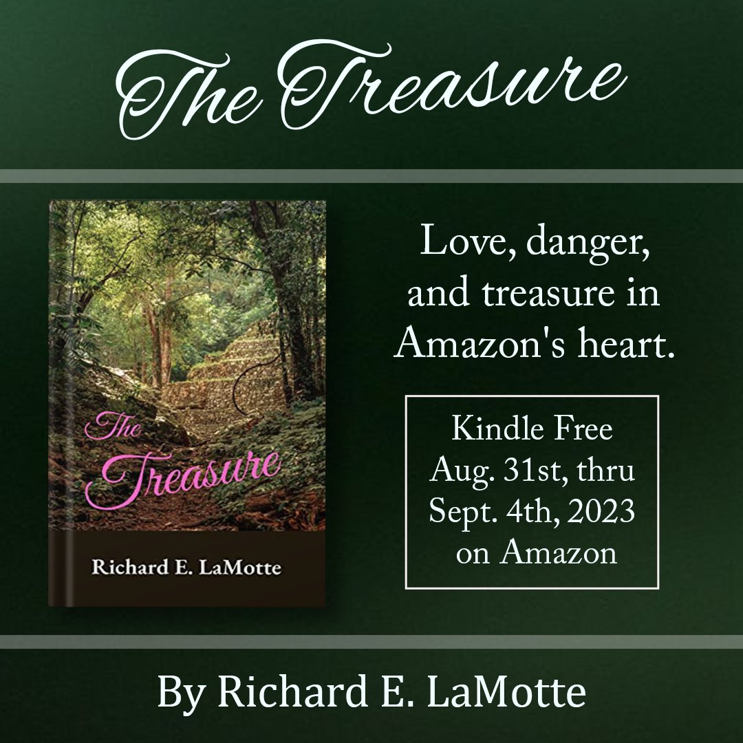 ShoutOUTmyBook's tweet photo. A MUST READ - Ancient secrets, ruthless enemies, and a forbidden romance. Linda's pursuit of treasure leads her into the heart of danger and passion. Will she emerge victorious? #TheTreasureQuest @lamotteauthor @kitcatlyon https://t.co/BMEo2SaBFf https://t.co/NaVxD78t2W