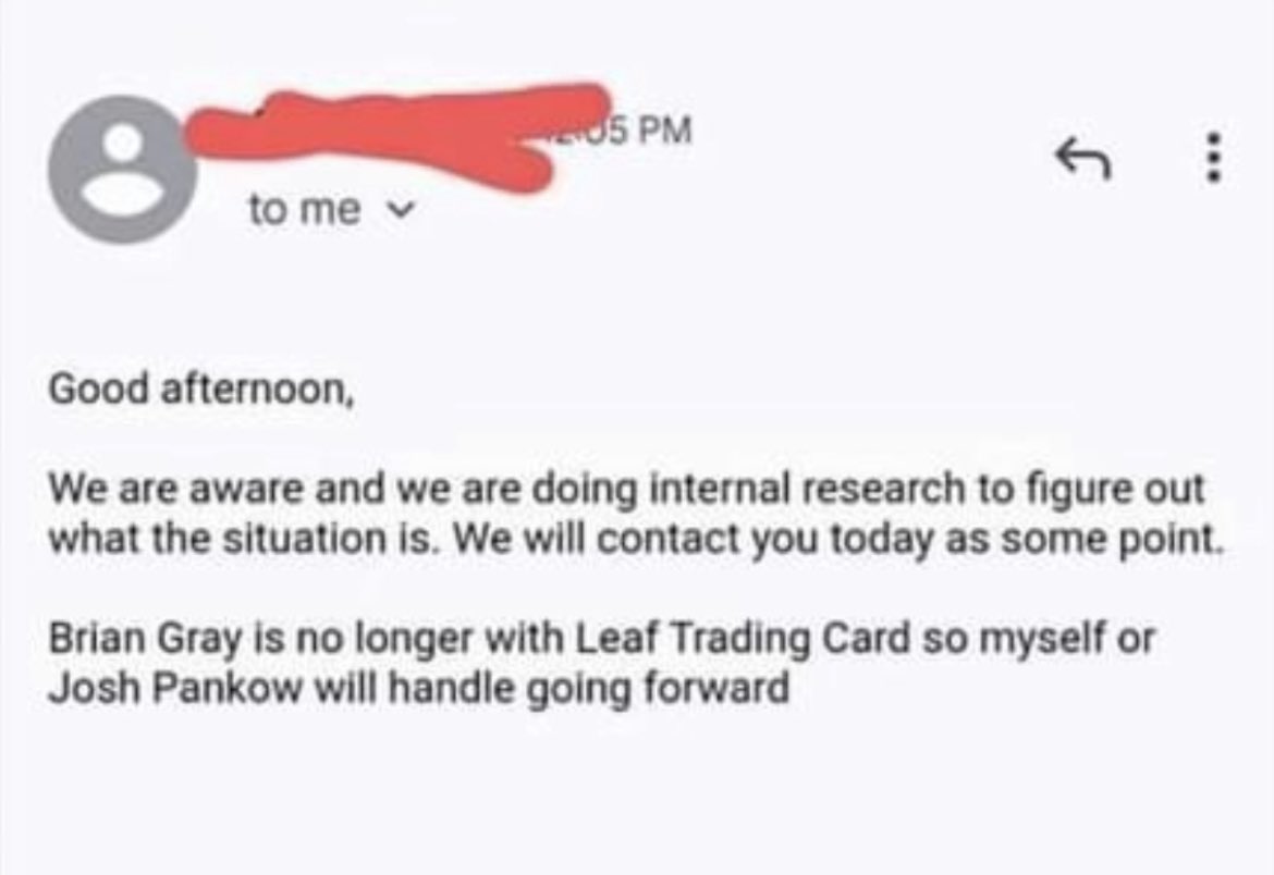 AewCard's tweet image. What is happening at #LeafCards? 🍃 🤷‍♂️ 🍃

After #AriLehman, the first person to portray Jason Voorhees in Friday the 13th contacted Leaf for using forged autographs on his card ✍️

@Leaf_Cards responded stating @leafceo is no longer with the company 🤷‍♂️

#WrestlingCards #TheHobby