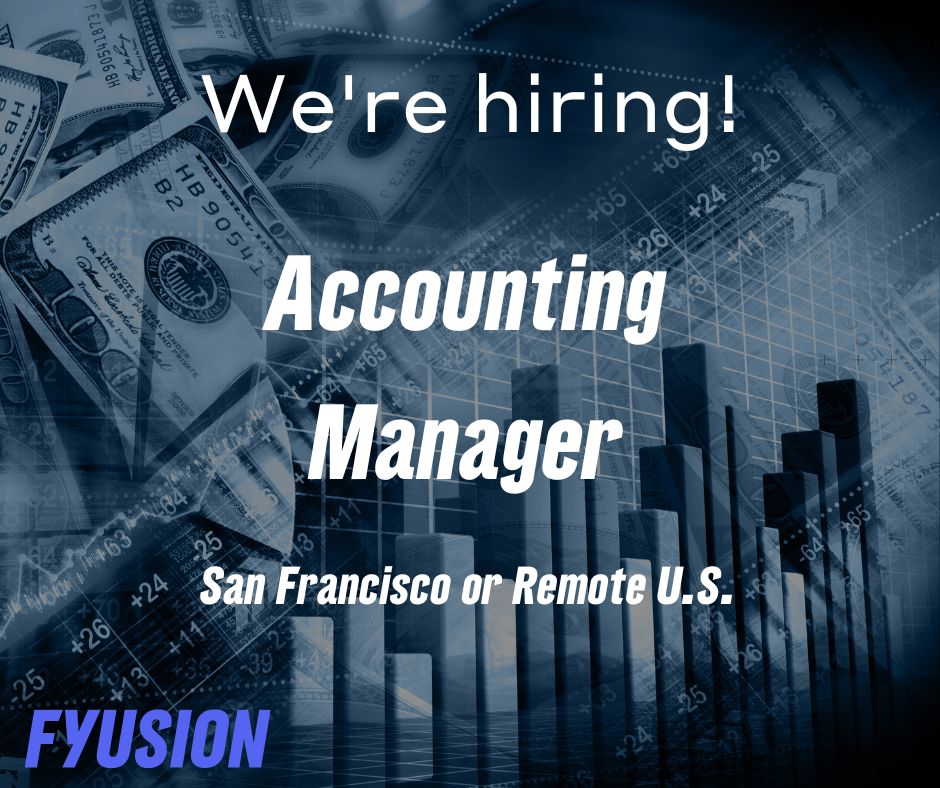 fyusioninc's tweet image. Fysuion is looking for an accounting pro to join the team as Accounting Manager. From month-end close to payroll to tax reporting, this person will be a key member of Fyusion&apos;s finance team. 

#hiring #jobsintech #accountingjobs