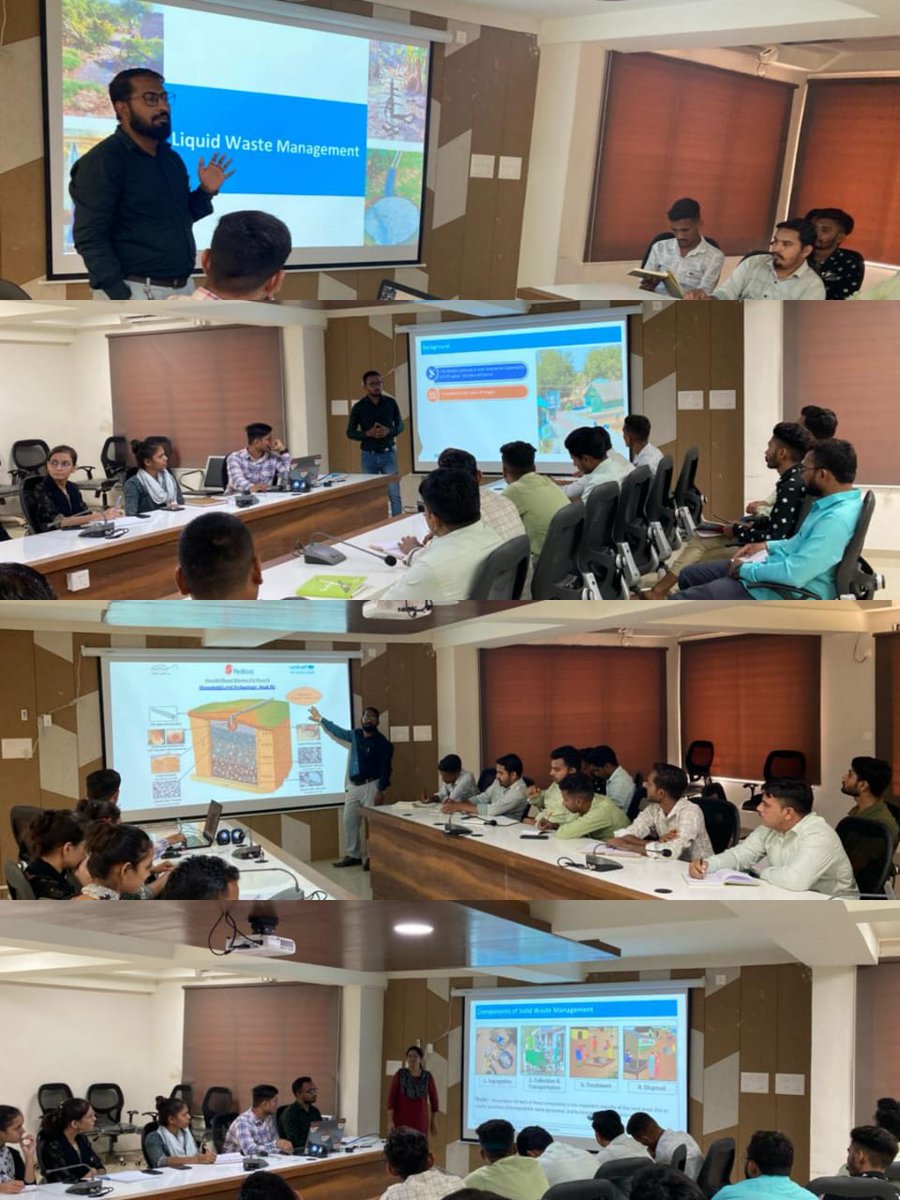 SWACHHKHEDA's tweet photo. આજરોજ સ્વચ્છ ભારત મિશન ગ્રામીણ તમામ કર્મચારીઓ યોજનાકીય ODF Plus વિષય ઉપર એક દિવસીય તાલીમ કમ વર્કશોપ યોજવામાં આવેલ. જેમાં વિશેષ રૂપમાં ગ્રામ્ય કક્ષાએ ઘન અને પ્રવાહી કચરા વ્યવસ્થાપન ઉપર ભાર મૂકવામાં આવેલ. 

#SBMGPhaseII #SustainableIndia #SwachhGujarat #ModelVillage #ODFPlus https://t.co/7gGYkvQPxy