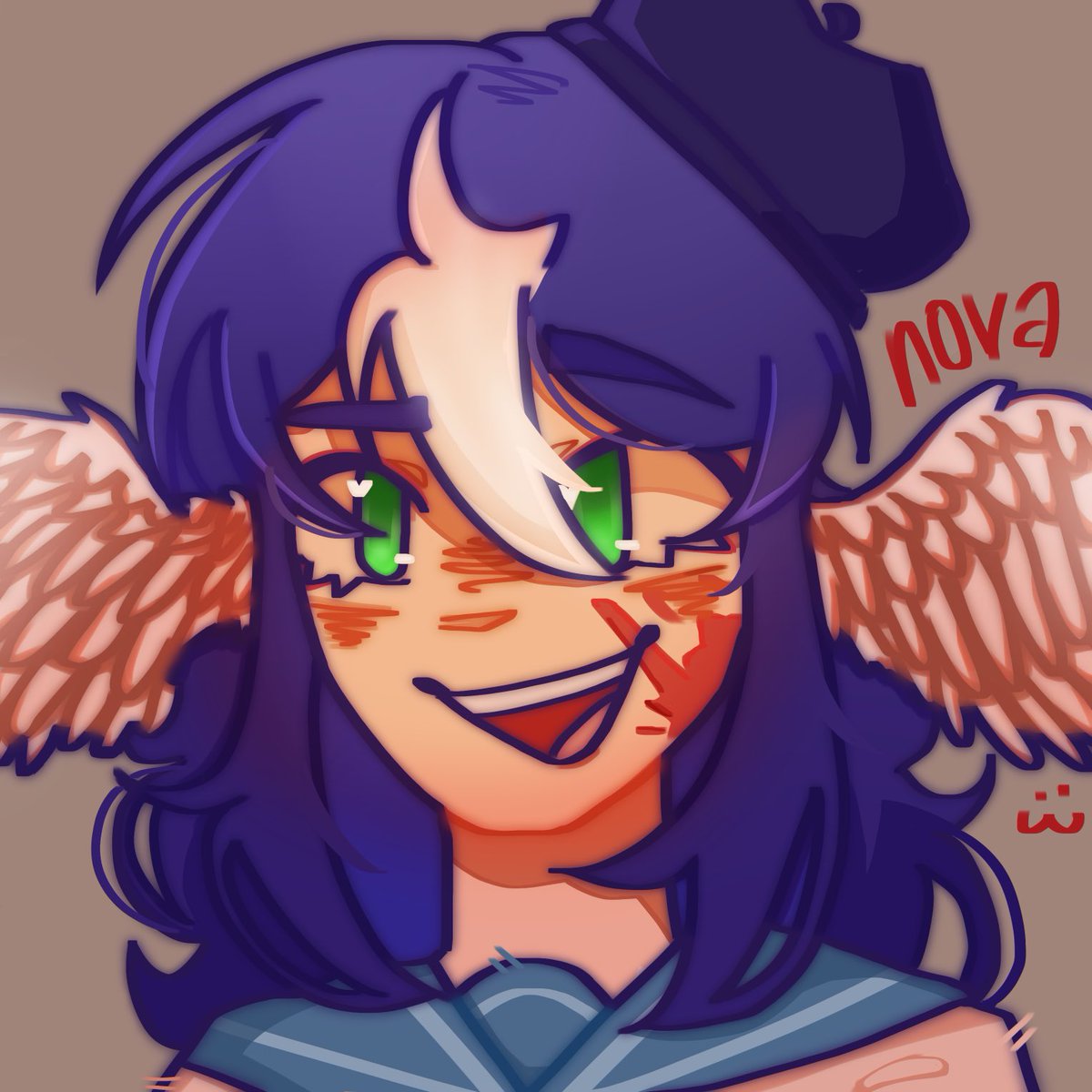 starringnova's tweet photo. i love drawing my silly character yhs!nova !!! #yhsnova #novayhs #yhs #yanderehighschoolfanart #yhsreboot #yanderehighschoolreboot #yanderehighschoolsamgladiator https://t.co/YheTFHr7yU