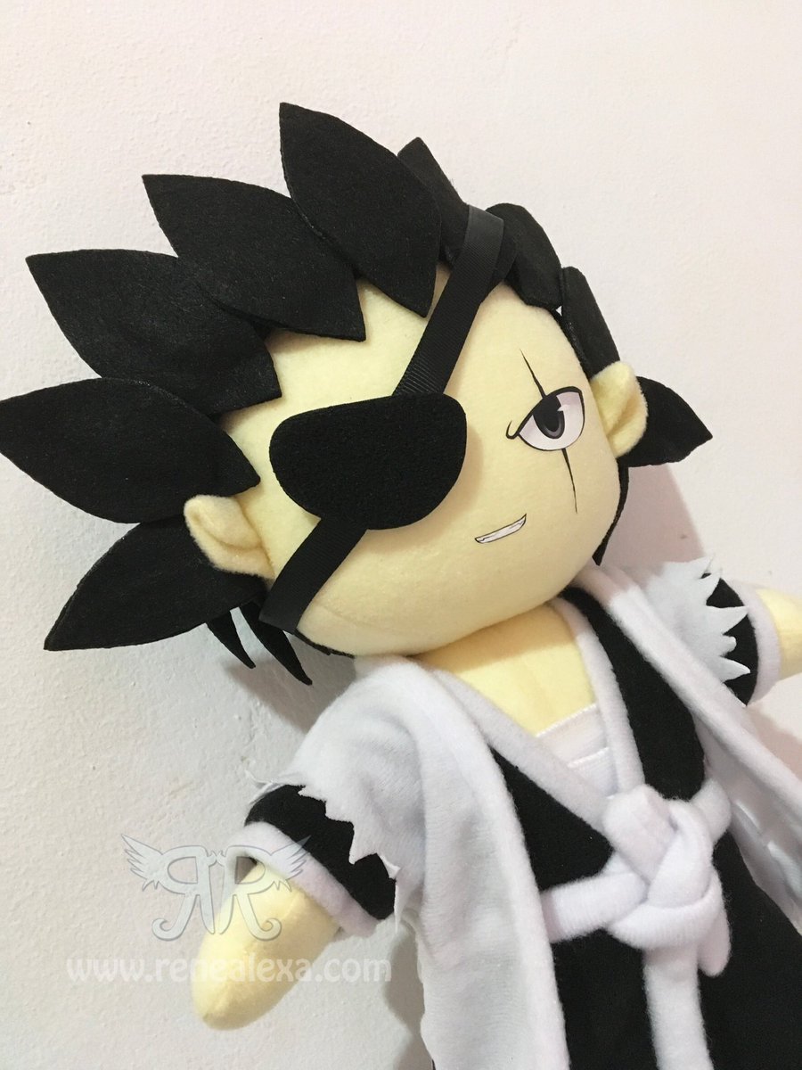 renealexa's tweet photo. #kenpachizaraki from #BLEACH_anime #Commission plushie 🔥 Thank you! https://t.co/w6NtEsi3f5