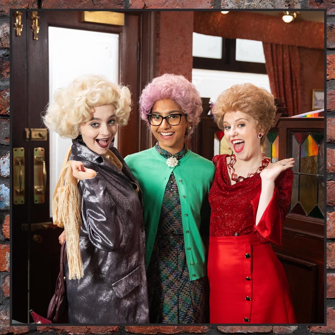 I’ve written tonight’s Pride ep of Coronation Street at 8:30, The Golden Girls hit the Rovers! #goldengirls #corrie