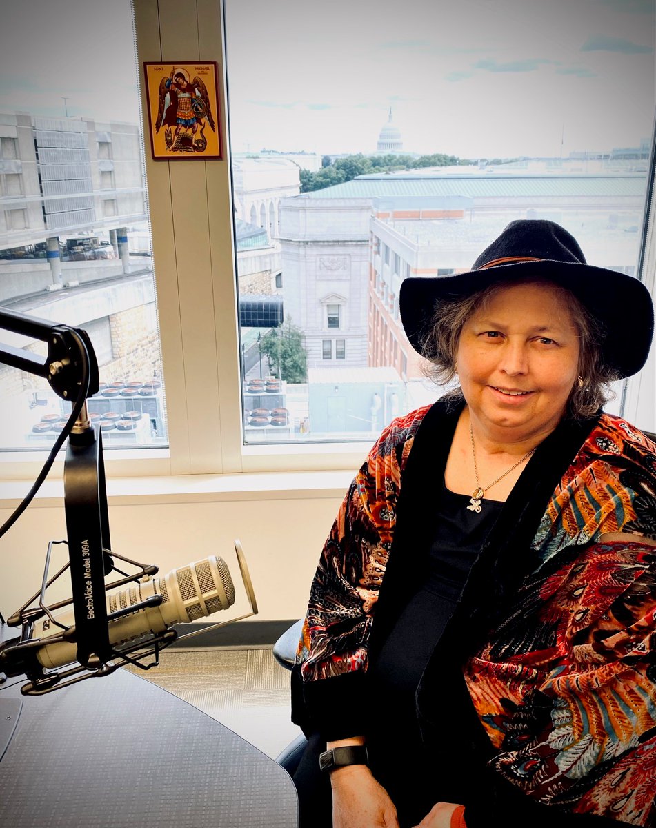 grnonline's tweet photo. Sherry Antonetti, mom of 10, teacher, author, cancer survivor, visited WMET 1160 AM in Washington, DC to share how Catholic radio carries her through everyday life, and can for you, too! Her interview airs during the Sept. 12-15th Shareathon, see https://t.co/SrFgjjr7jX. https://t.co/tHFPesbMOh