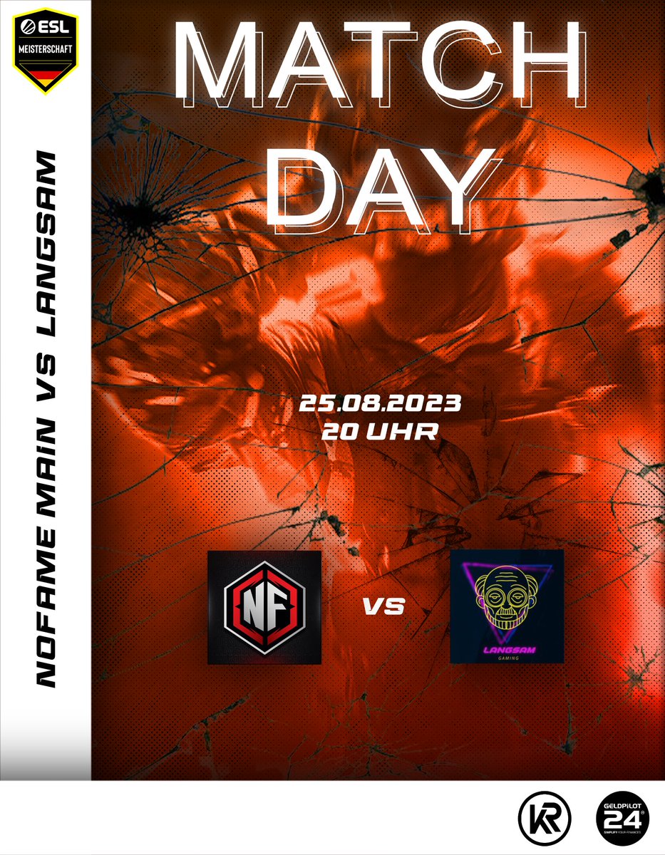 🔥MATCHDAY🔥
🏆#99DmgLeague
🆚#NoFame Main vs #Langsam
⏰8PM
🎙️@R4gy2 

📺:twitch.tv/juno2go
#NoFame #esports #Gameday <a href="/GELDPILOTeSport/">GELDPILOT24 eSport</a> <a href="/krservers/">KRServers.de</a>