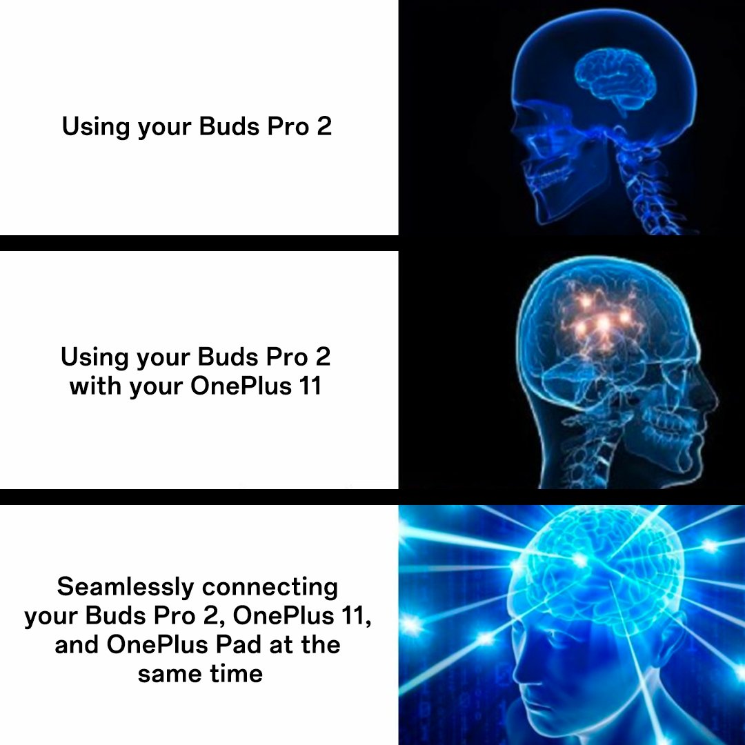OnePlus_USA's tweet image. The OnePlus ecosystem is a triple threat 🕺🕺🕺 #OnePlusPad #OnePlus11 #OnePlusBudsPro2