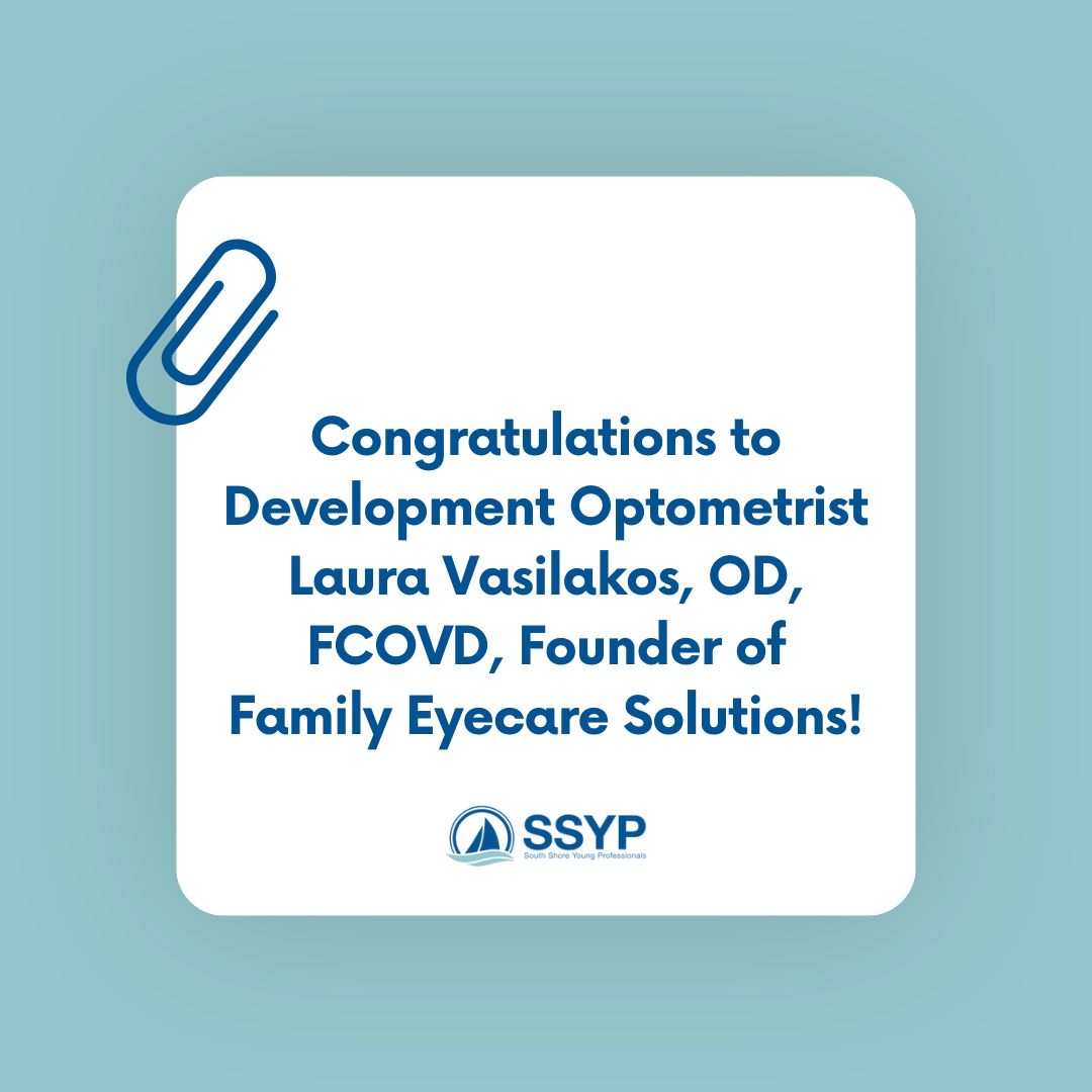 SSYP's tweet photo. Congratulations to Development Optometrist Laura Vasilakos, OD, FCOVD, founder of Family Eyecare Solutions, for being named one of the two InfantSEE Advocates for the State of Massachusetts! 👏

Learn more about this program here: https://t.co/vwHpMdlh63 https://t.co/7Z5JxsPJ34