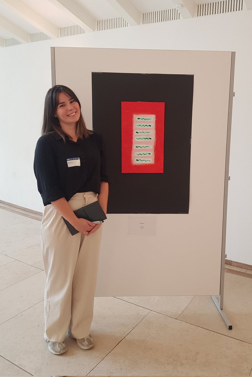 I've had an amazing time at #EISZ23 this week. I'm grateful and honored to have received the Award for best art piece. To even be part of a scientific community that organizes art competitions is a dream come true! 🤩 see you all in the next symposium (but hopefully before!)