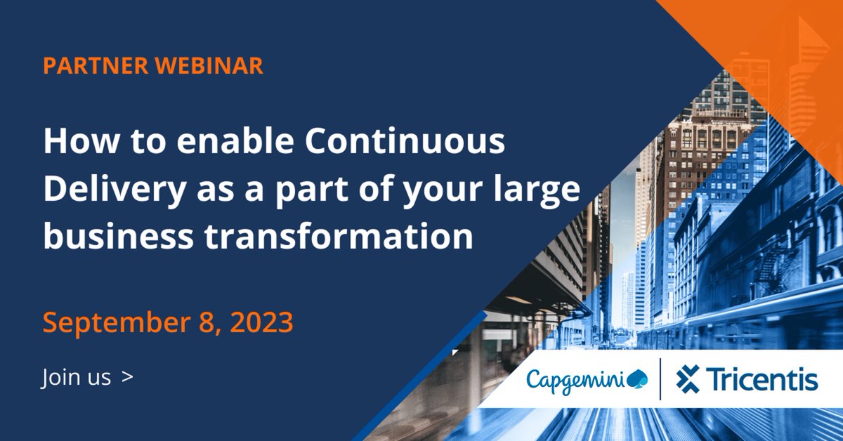Tricentis's tweet photo. 📈😮 Is your team engaged in large-scale #digitaltransformation initiatives? 

Whether you're considering #S4HANA migration or already in the early stages of your #transformation journey, you'll want to join this session with @Capgemini &amp; our experts: https://t.co/Ow6DdoXy7c https://t.co/UCqQ8SFFci