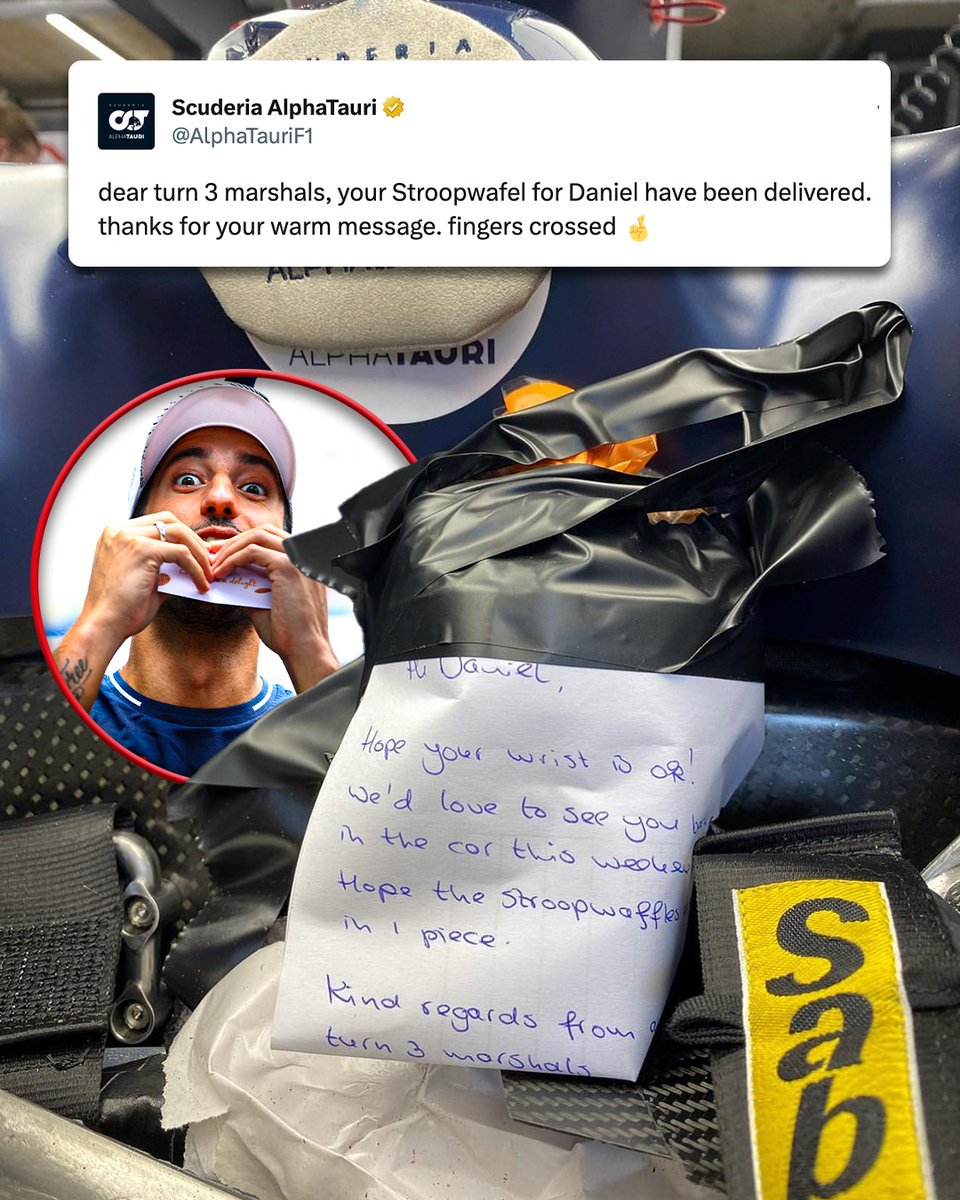 This is so wholesome from the T3 marshals at Zandvoort to Daniel Ricciardo 🥰

#F1 #DutchGP