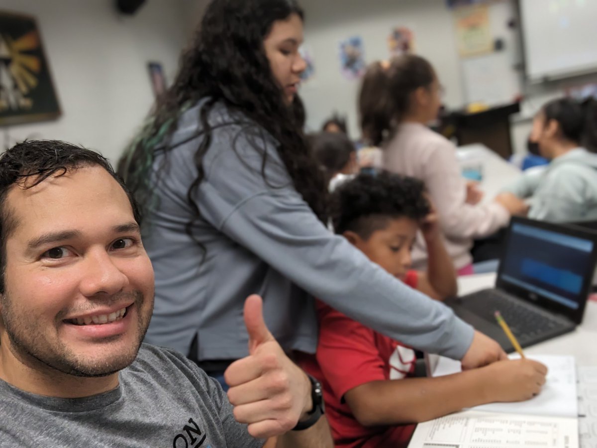Juan Argueta (@mrjargueta) on Twitter photo "Watch out Mr Argueta, I got this! You go help other students!"
Proud of my students taking OWNERSHIP of their learning and building a great community! <a href="/HumbleISD_OFE/">Oak Forest Elementary</a> <a href="/HumbleISD/">Humble ISD</a> #Levelingupourlearning #WatchUsSoar "Watch out Mr Argueta, I got this! You go help other students!"
Proud of my students taking OWNERSHIP of their learning and building a great community! <a href="/HumbleISD_OFE/">Oak Forest Elementary</a> <a href="/HumbleISD/">Humble ISD</a> #Levelingupourlearning #WatchUsSoar
