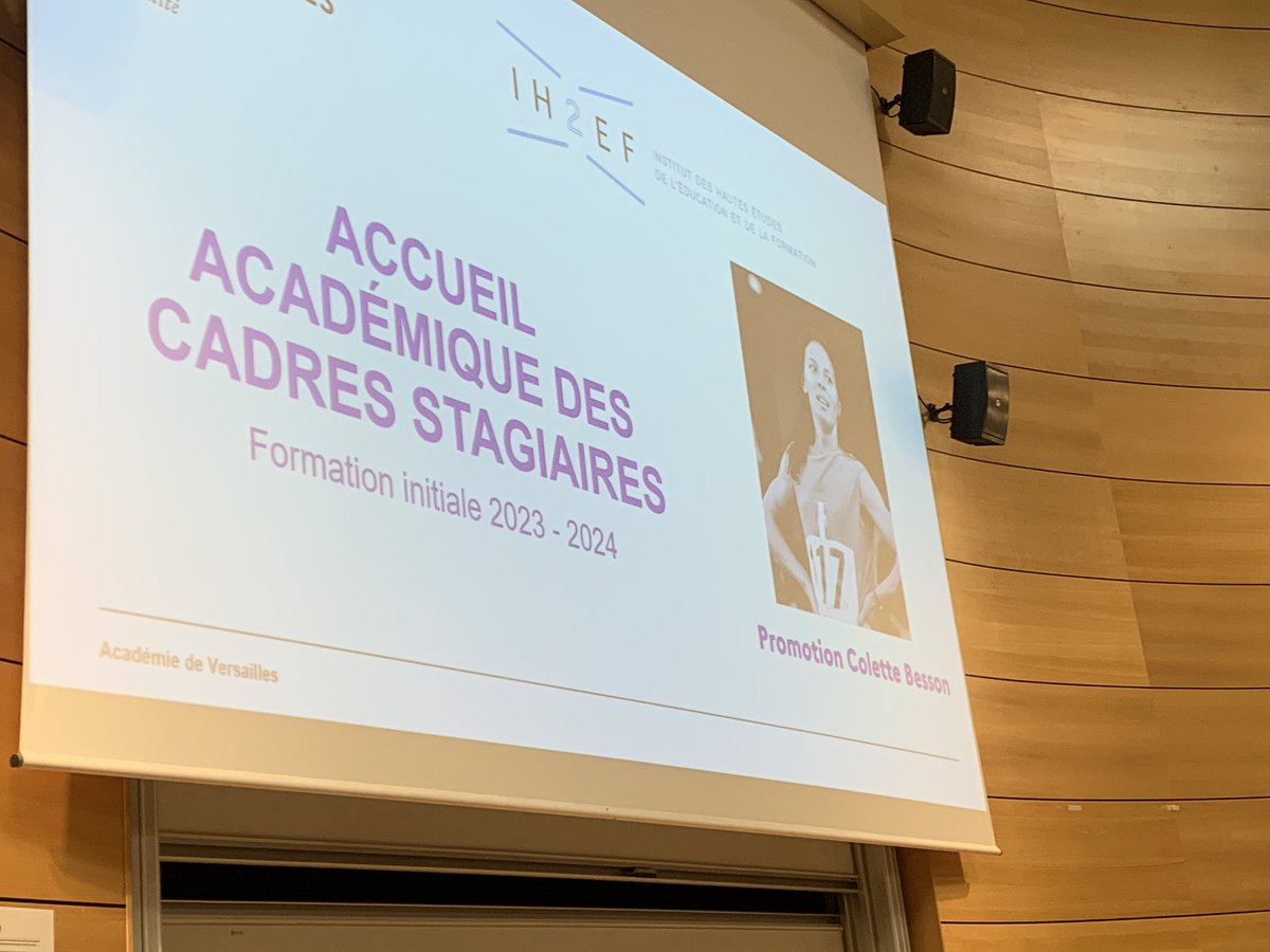 Plaisir d’accueillir aujourd’hui les personnels de direction et inspecteurs stagiaires de l’académie de Versailles. Très bonne rentrée aux nouveaux cadres ! 
<a href="/acversailles/">Académie de Versailles</a> #cadrEdu 
<a href="/Ih2ef/">IH2EF</a>